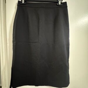 Anthropologie Classic Black Pencil Skirt